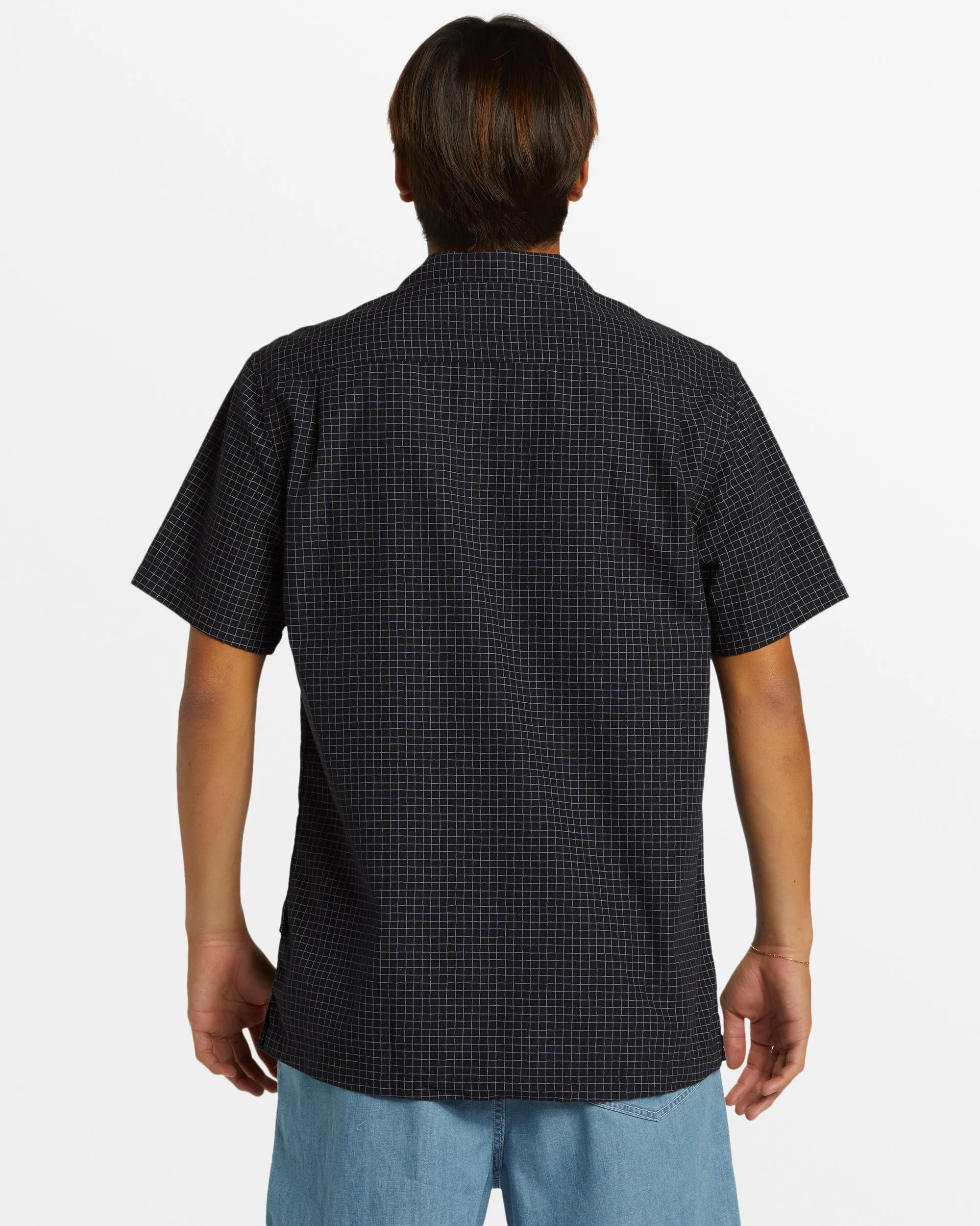 XY Grid Casual Short Sleeve Shirt -